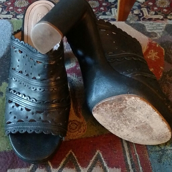 See by Chloe Black Leather Mules 8 - Picture 6 of 7